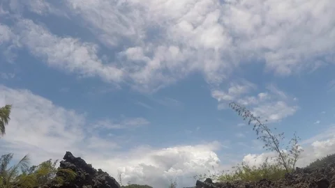 Pele Blue Volcano Sky - Timelapse 스톡 동영상 90731416