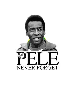 PELE Never Forget Stock Illustration