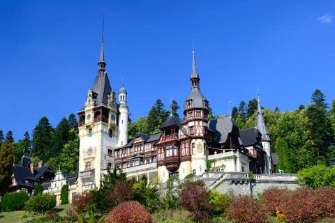 Peles Castle Stock Photos
