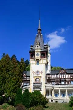 Peles Castle Stock Photos