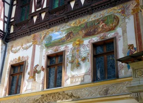 Peles castle Stock Photos