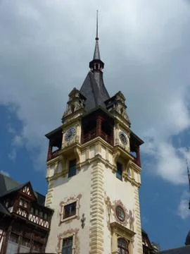 Peles castle Stock Photos