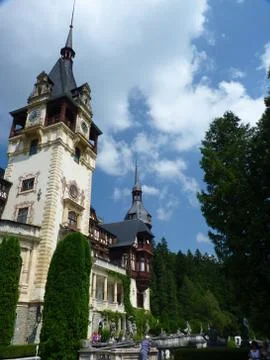 Peles castle Stock Photos
