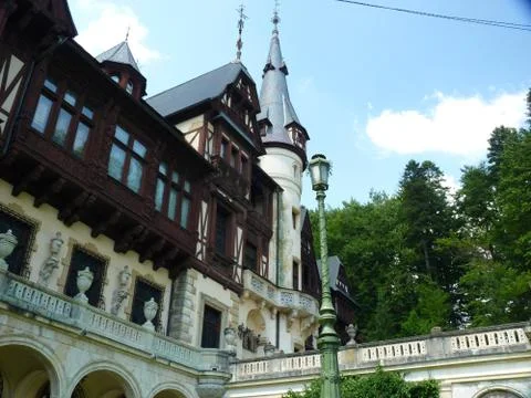 Peles castle Foto stock