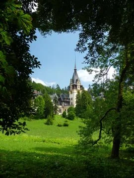 Peles castle Foto stock