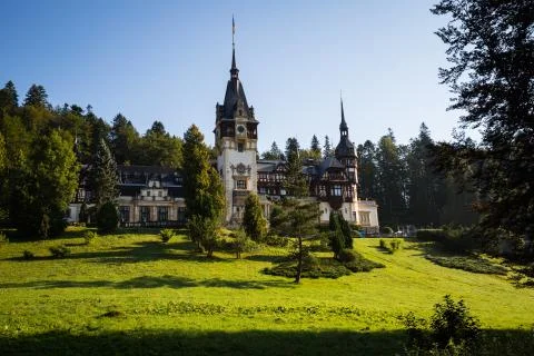 Peles castle Stock Photos
