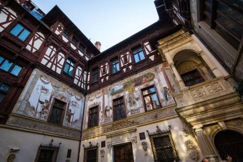 Peles castle Stock Photos