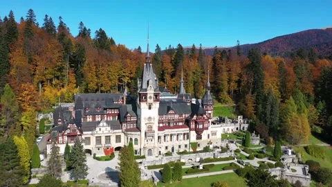 Peles Castle, Romania. Stock Footage 149660564