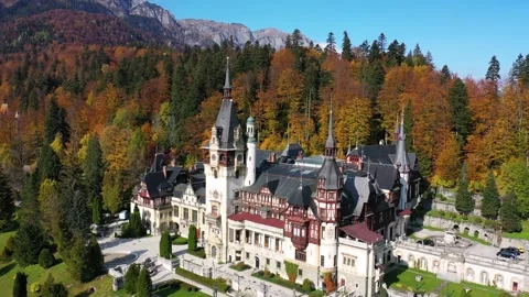 Peles Castle, Romania. Stock Footage 149660580