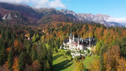 Peles Castle, Romania. Stock Footage 149660825
