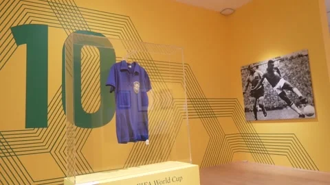 Pelé's jersey from his first World Cup triumph heads to auction aiming to break  Stock Footage 339726796