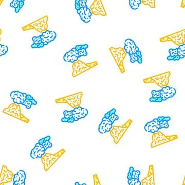 Peleus type eruption vector seamless pattern 스톡 일러스트