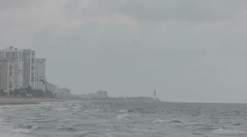 Pelican diving in the ocean Stock Footage 30461260