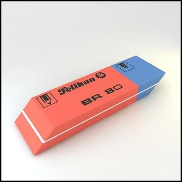 Pelikan Eraser BR 80 3D Model