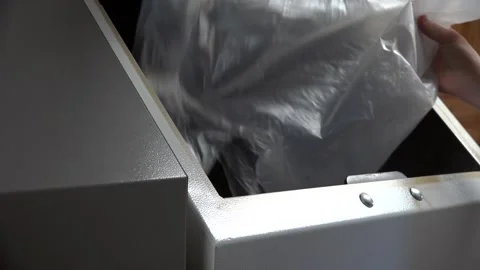 Pellet Fuels made From Compressing Biomass in a machine Stock Footage 239610020