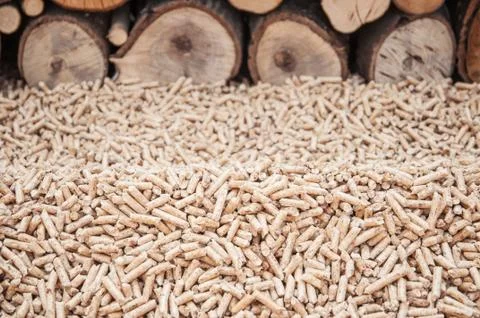 Pellets- Biomas Stock Photos