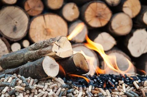 Pellets-Biomass Stock Photos
