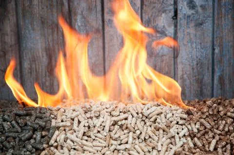 Pellets-Biomass Stock Photos