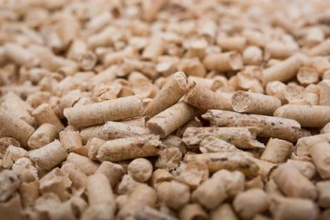 Pellets Biomass Foto stock