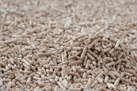 Pellets- biomass Foto stock
