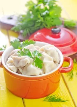 Pelmeni Stock Photos