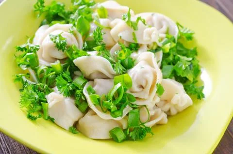 Pelmeni Stock Photos