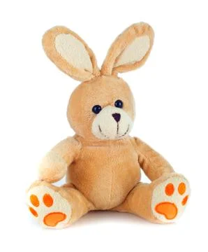 Peluche rabbit Stock Photos