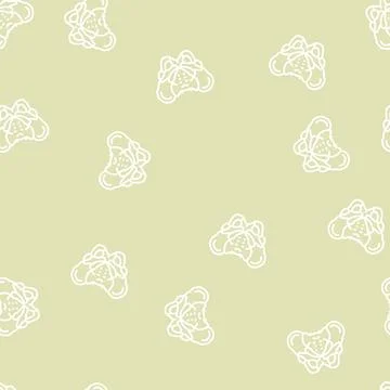 Pelvis bone line seamless pattern Illustrazione stock