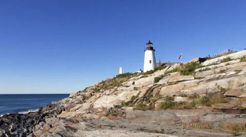 Pemaquid Lighthouse Stock Footage 31485390