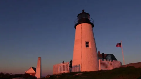 Pemaquid Lighthouse Stock Footage 31485486