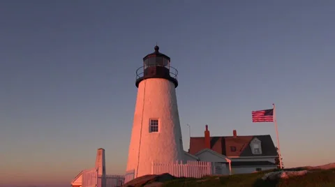 Pemaquid Lighthouse, Maine Stock Footage 34135655