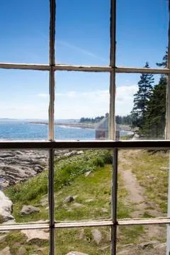 The Pemaquid Point lighthouse Foto stock