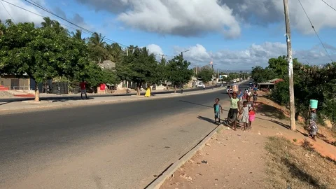 Pemba Street scene Stock Footage 122649735