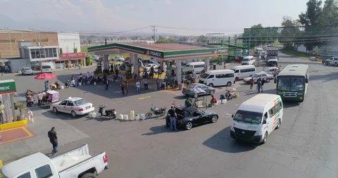 Pemex Gas Crisis Stock Footage 101036203