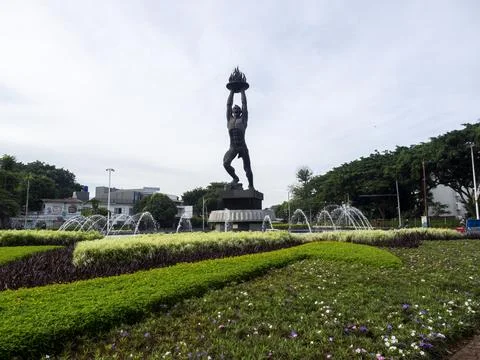Pemuda Pembangunan statue Stock Photos
