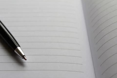 Pen and Notebook Stock Photos