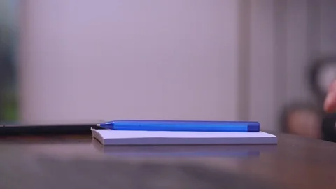 Pen and Paper Stock Footage 102191520