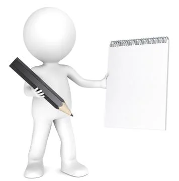 Pen and Paper. Stock Illustration