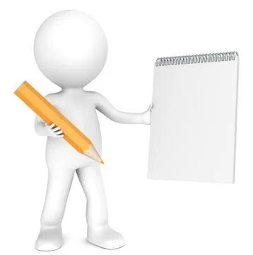 Pen and Paper. Stock Illustration
