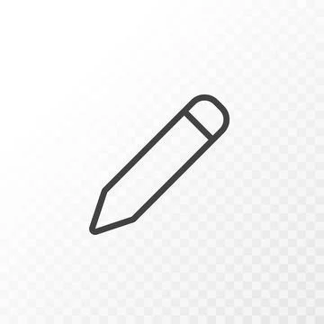 Pen and pencil object write line symbol Stock Illustration