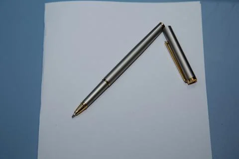 Pen and pencil objects, details, Stock Photos