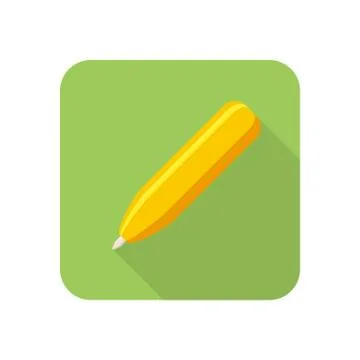 Pen colored icon Stock Illustration