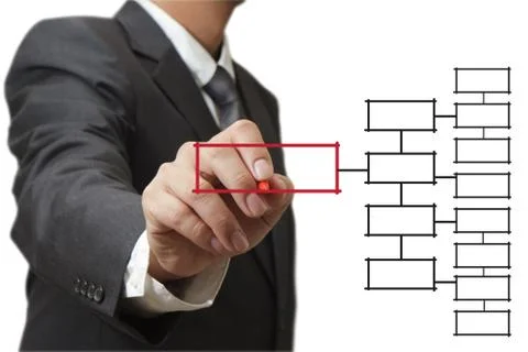 Pen drawing space for text. Stock Illustration