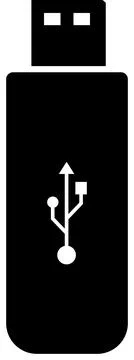 Pen Drive icon, USB flash drive icon, USB icon, Flash drive, portable stora.. Stock Illustration