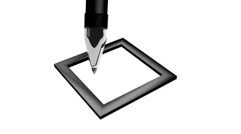 Pen end accept Video stock 8846650