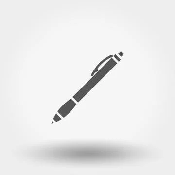 Pen. Flat design Stock Illustration