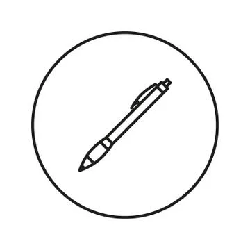 Pen. Flat design Stock Illustration