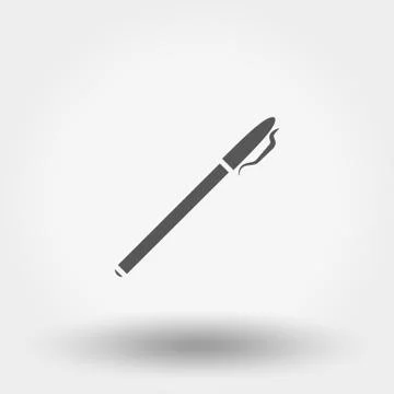 Pen. Flat design Stock Illustration