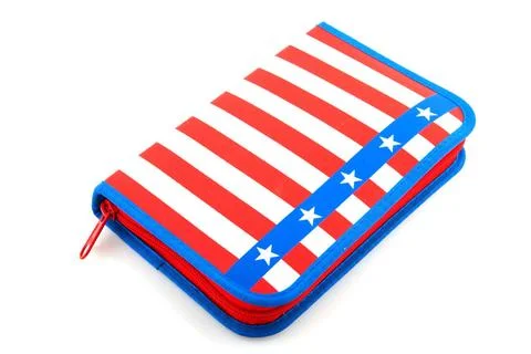 Pen folder pen folder in American style isolated over white Copyright: xZo... Stock Photos