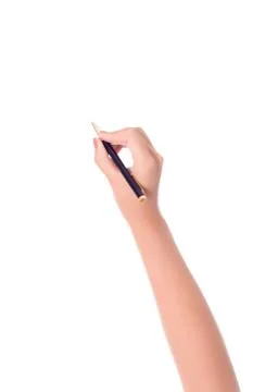 Pen in hand Stock Photos